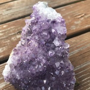 Stunning!! Self standing amethyst cluster